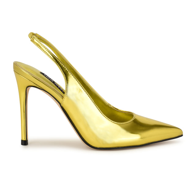 Nine West Feather Pointy Toe Slingback Pumps