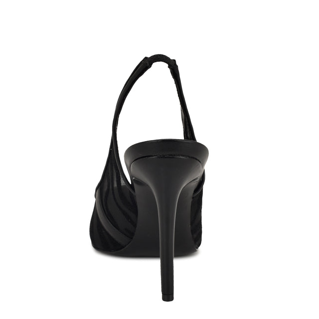 Nine West Feather Pointy Toe Slingback Pumps