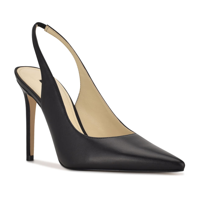 Nine West Feather Pointy Toe Slingback Pumps