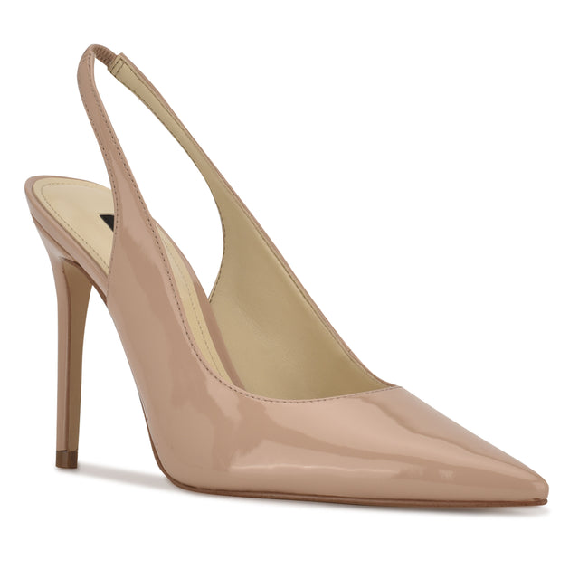 Nine West Feather Pointy Toe Slingback Pumps