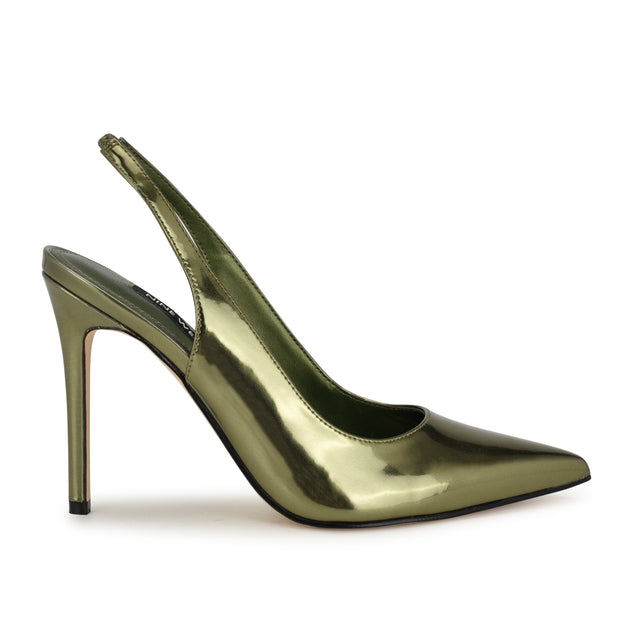 nine west Feather Pointy Toe Slingback Pumps