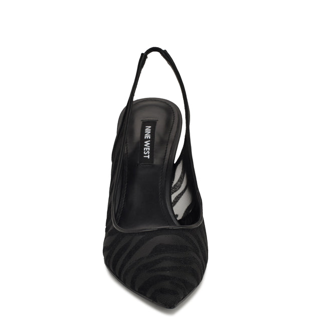 Nine West Feather Pointy Toe Slingback Pumps