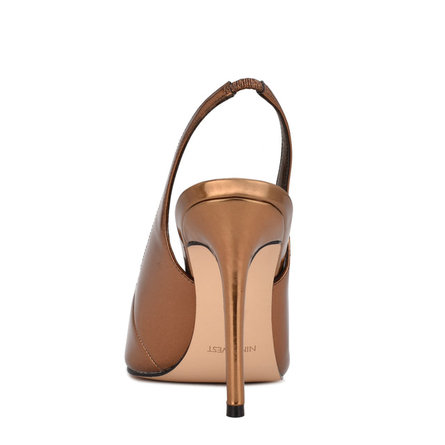 Nine West Feather Pointy Toe Slingback Pumps