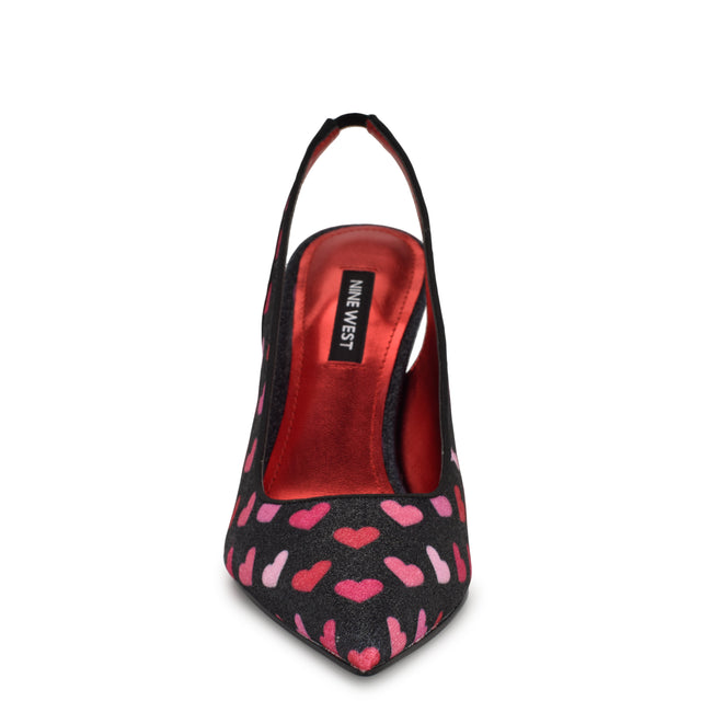 Nine West Feather Pointy Toe Slingback Pumps