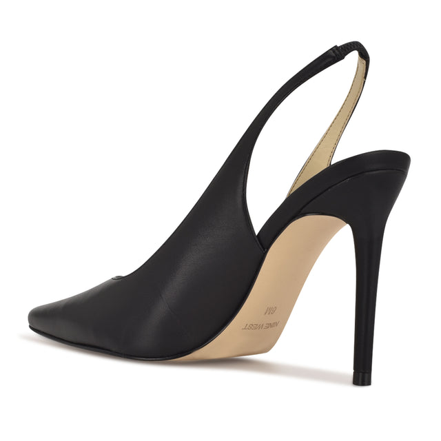 Nine West Feather Pointy Toe Slingback Pumps