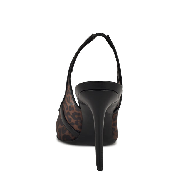 Nine West Feather Pointy Toe Slingback Pumps