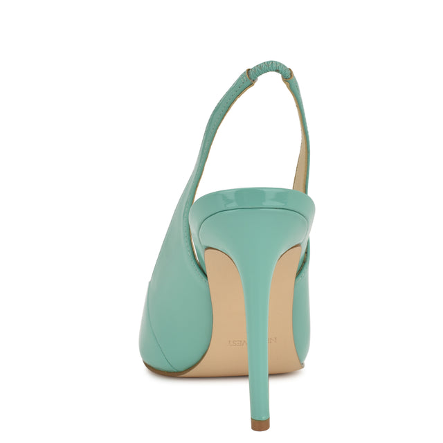 Nine West Feather Pointy Toe Slingback Pumps