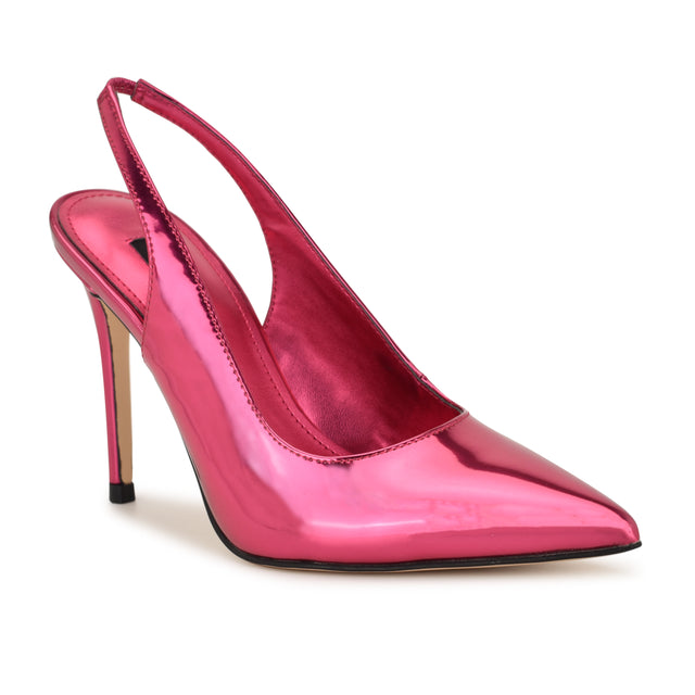 Nine West Feather Pointy Toe Slingback Pumps