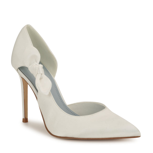 Nine West Fhalon Bow D'Orsay Pointy Toe Pumps