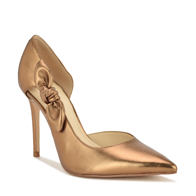 Nine West Fhalon Bow D'Orsay Pointy Toe Pumps