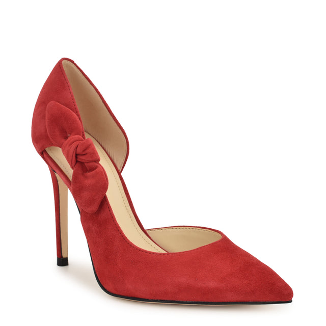 Nine West Fhalon Bow D'Orsay Pointy Toe Pumps