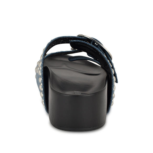 Nine West Flinne Studded Footbed Sandals