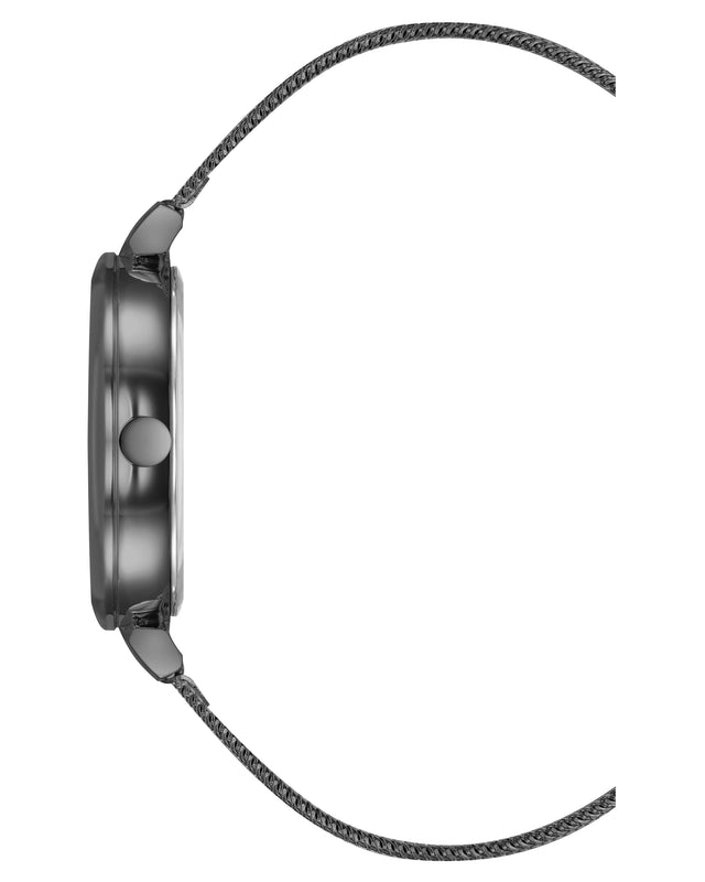 Nine West Floral Dial Mesh Bracelet Watch