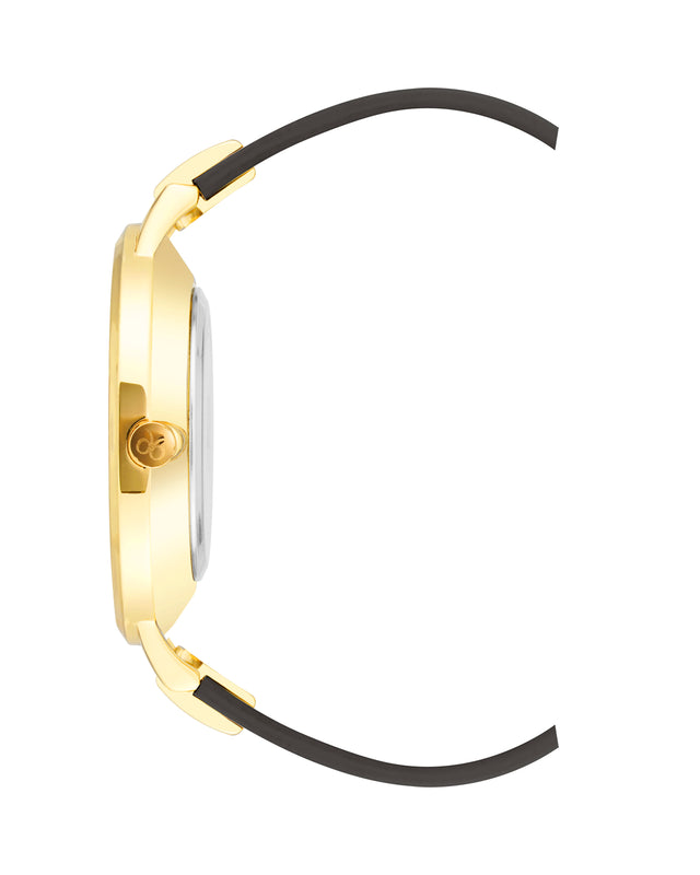 Nine West Floral Dial Strap Watch