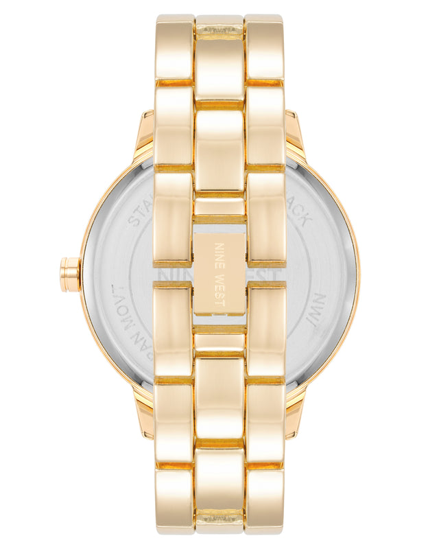Nine West Flower Motif Dial Watch