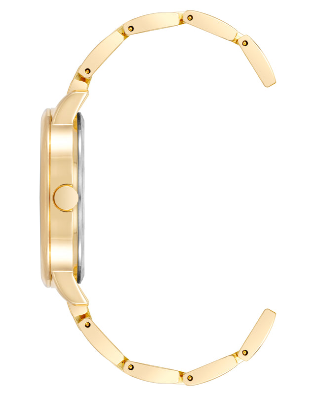 Nine West Flower Motif Dial Watch