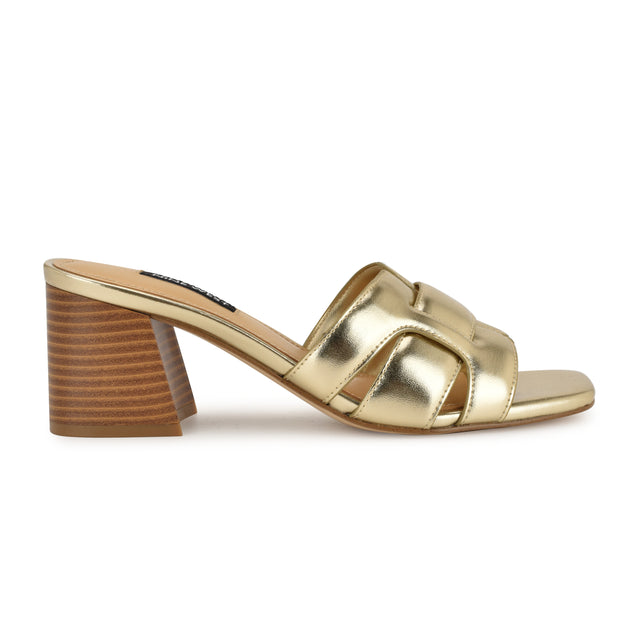 nine west Gelare Block Heel Sandals