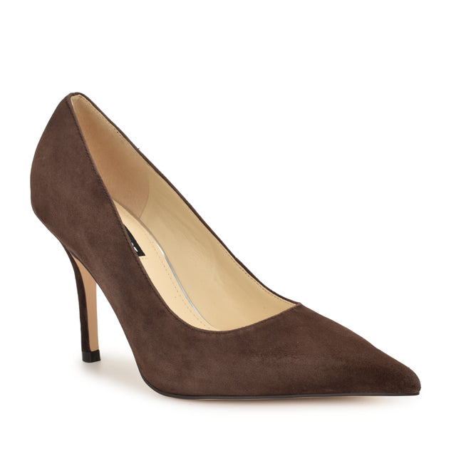Nine West Gemmha Leather Pointy Toe Pumps