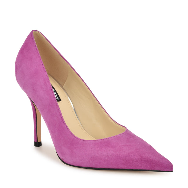 Nine West Gemmha Leather Pointy Toe Pumps