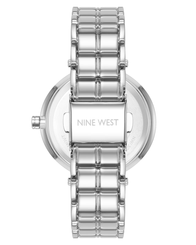Nine West Genuine Crystal Accented Bracelet Watch