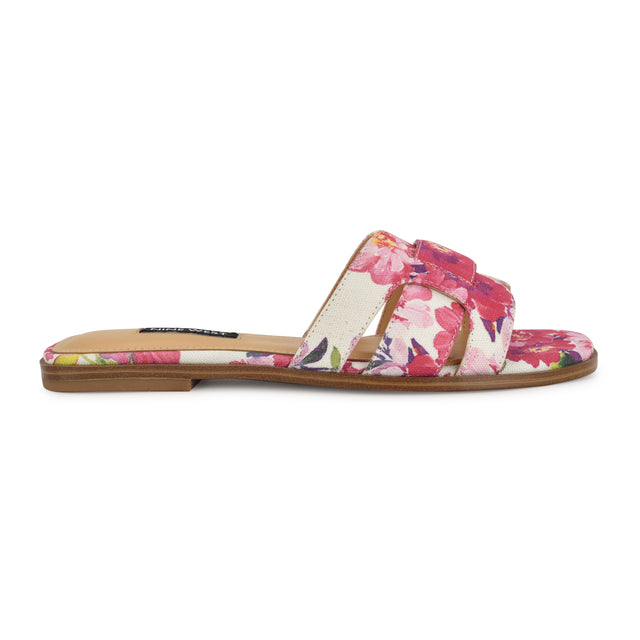 nine west Germani Flat Slide Sandals