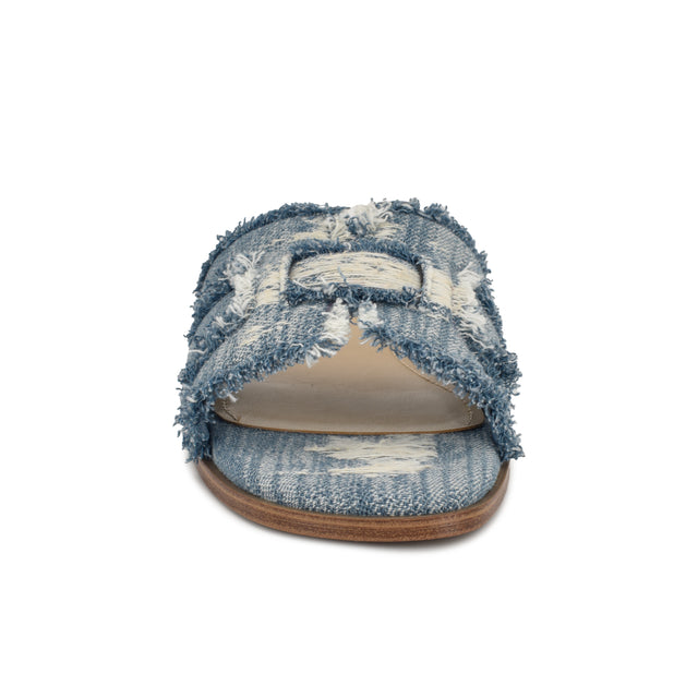 Nine West Germanny Flat Slide Sandals