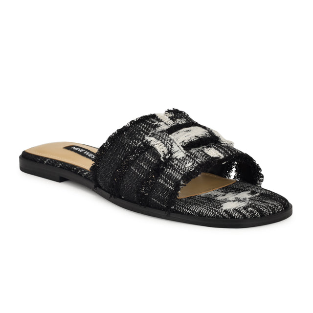 Nine West Germanny Flat Slide Sandals
