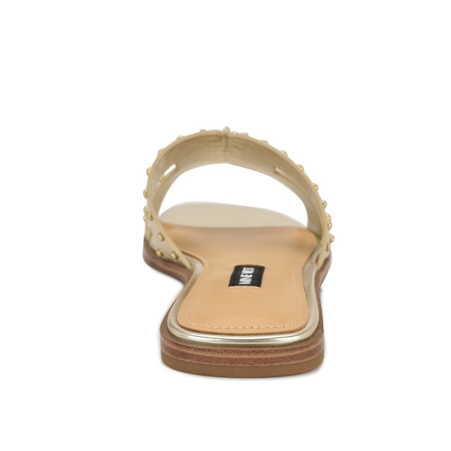 Nine West Giny Slip-On Flat Studded Sandals