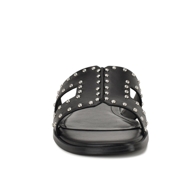 Nine West Giny Slip-On Flat Studded Sandals