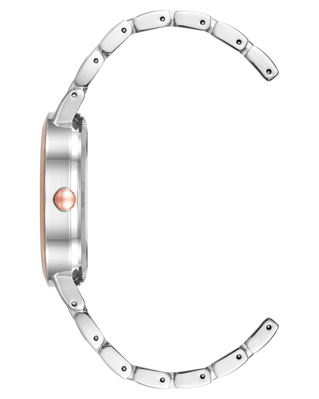 Nine West Glitter Accented Dial Watch