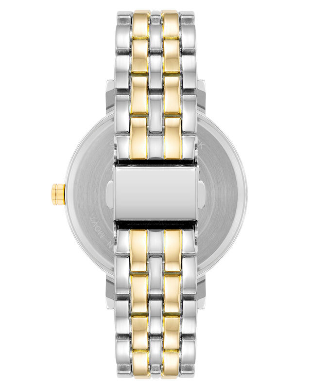 Nine West Glitter Accented Dial Watch