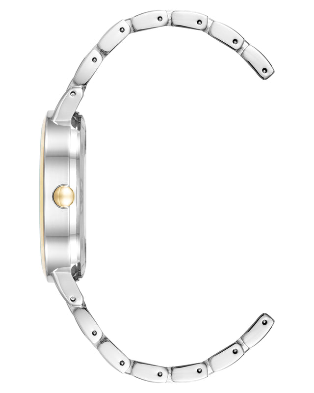 Nine West Glitter Accented Dial Watch