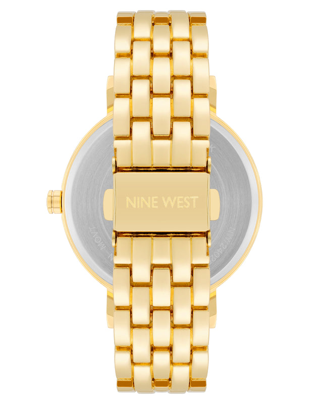 Nine West Glitter Accented Dial Watch