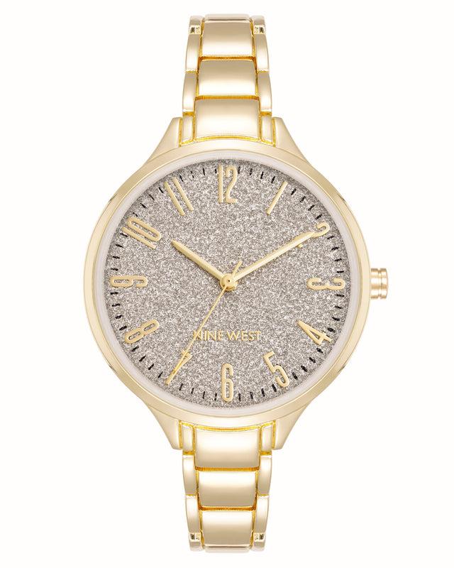 nine west Glitter Ombre Dial Watch