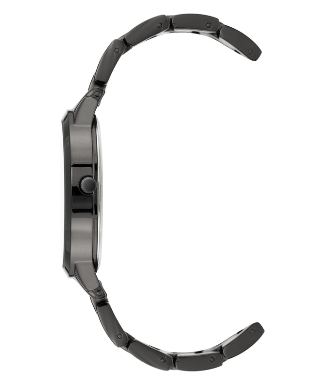 Nine West Gunmetal Bracelet Watch