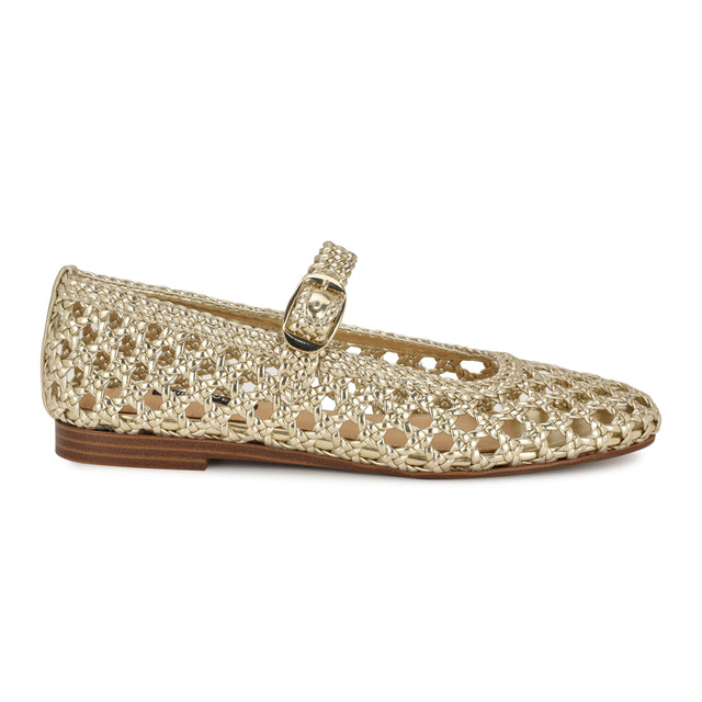 nine west Halie Woven Mary Jane Flats