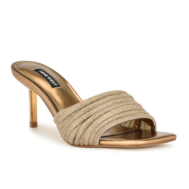 Nine West Harbor Heeled Slide Sandals