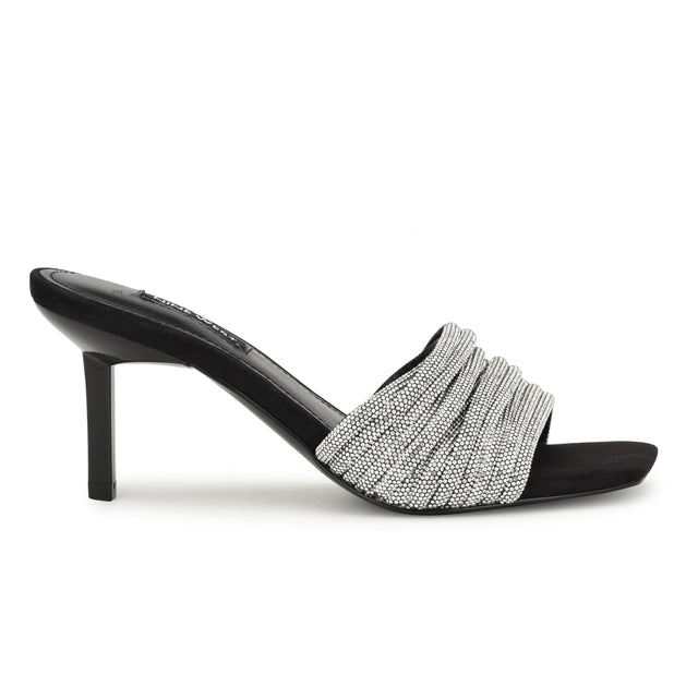 nine west Harbor Heeled Slide Sandals