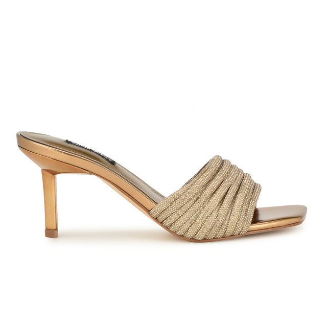 nine west Harbor Heeled Slide Sandals