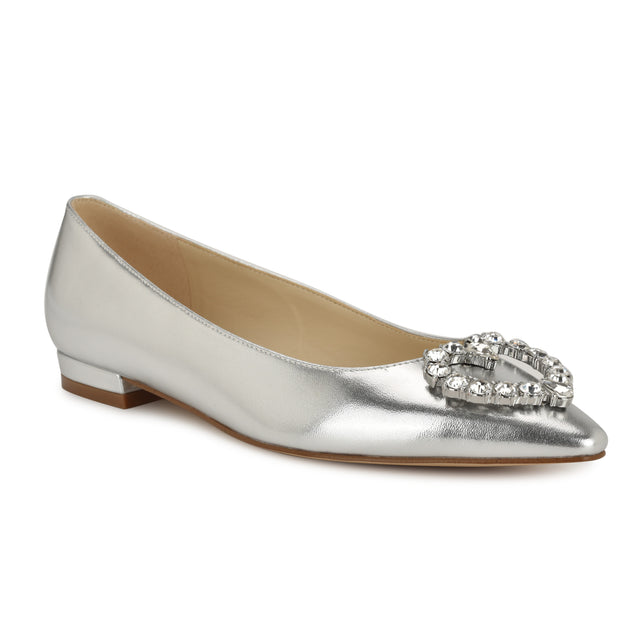 Nine West Hearts Pointy Toe Flats