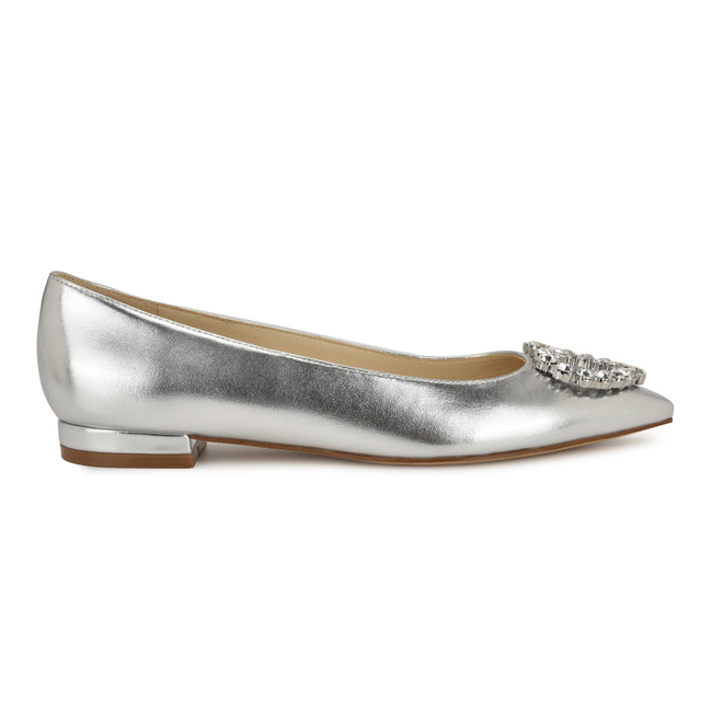 nine west Hearts Pointy Toe Flats