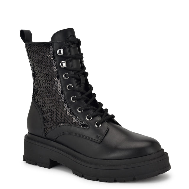 Nine West Hediy Combat Booties