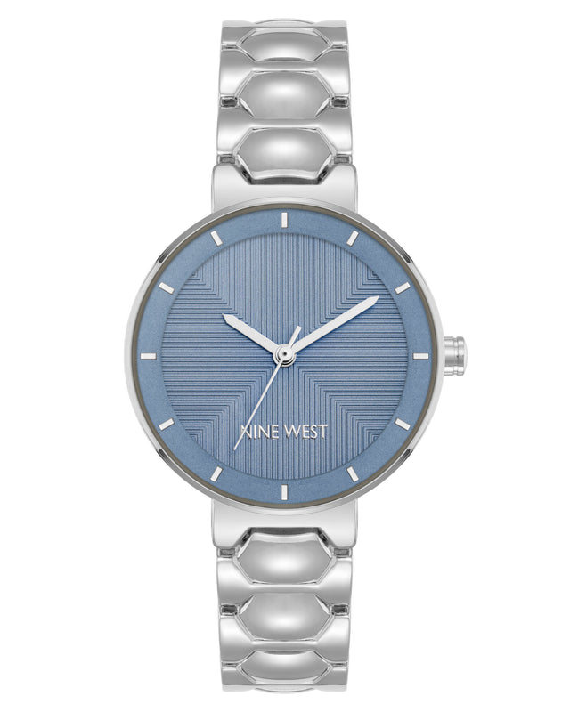 nine west Hexagonal Link Watch