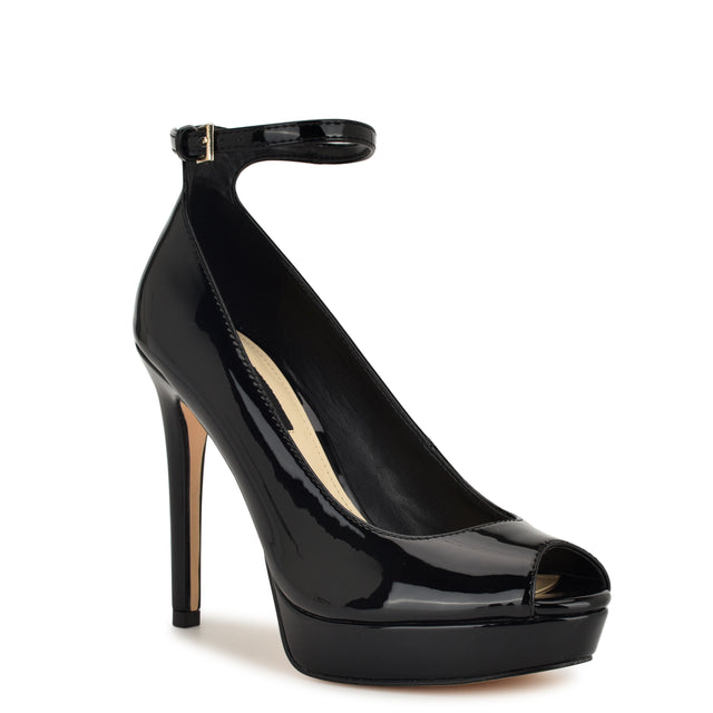 Nine West Hinko Peep Toe Platform Pumps