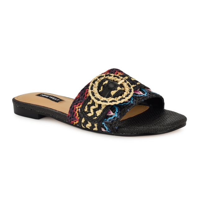 Nine West Hohana Flat Slide Sandals
