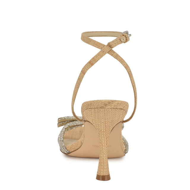 Nine West Ivid Rhinestone Bow Sandals