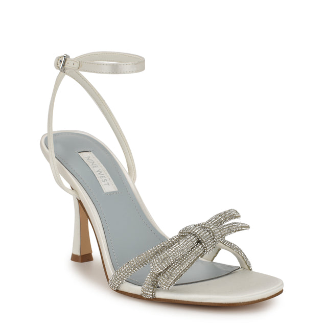 Nine West Ivid Rhinestone Bow Sandals