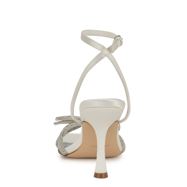 Nine West Ivid Rhinestone Bow Sandals