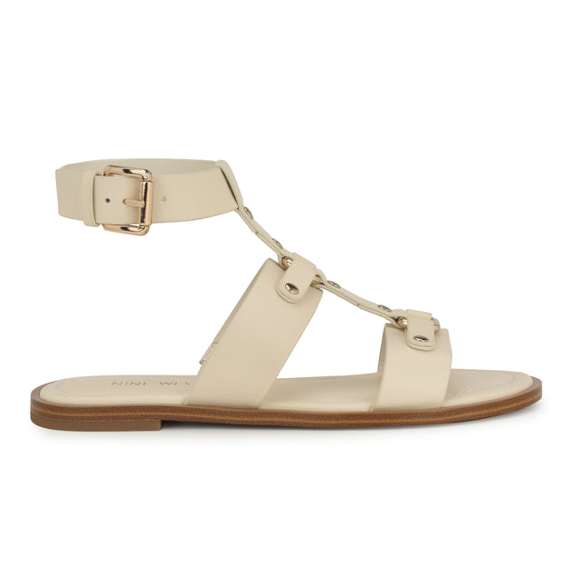 nine west Jouise Ankle Strap Flat Sandals