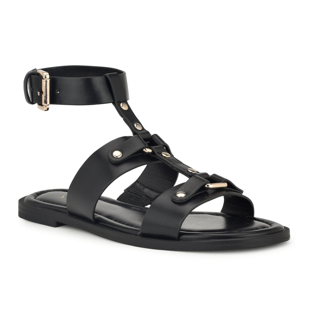 Nine West Jouise Ankle Strap Flat Sandals